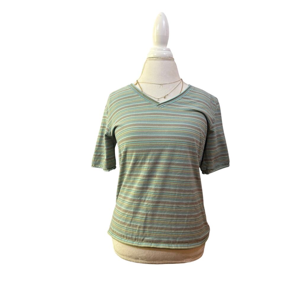 Woolrich Women’s Stripped V Neck Top